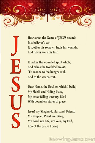 The Name of Jesus (devotional)06-28 (cream) - poem